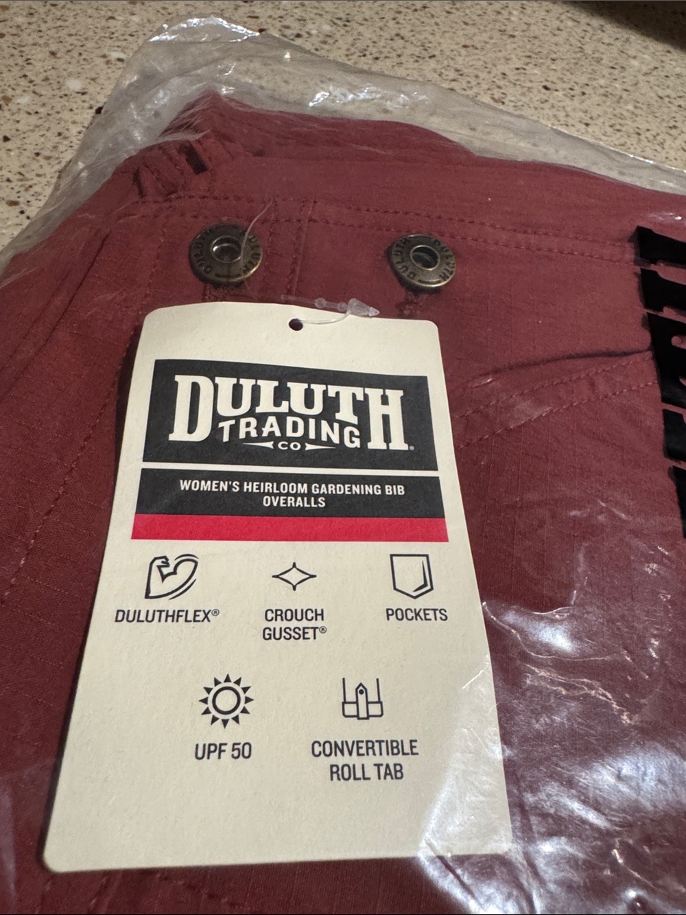 NWT Duluth Heirloom Gardening Bib Overalls - Picture 4 of 5